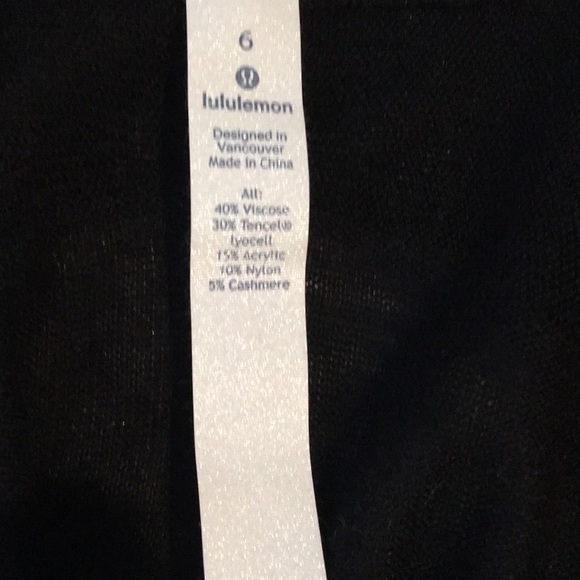 Lululemon black Sunshine Coast sweater - Picture 2 of 5